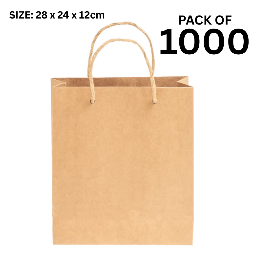 Twisted Brown Paper Bag
