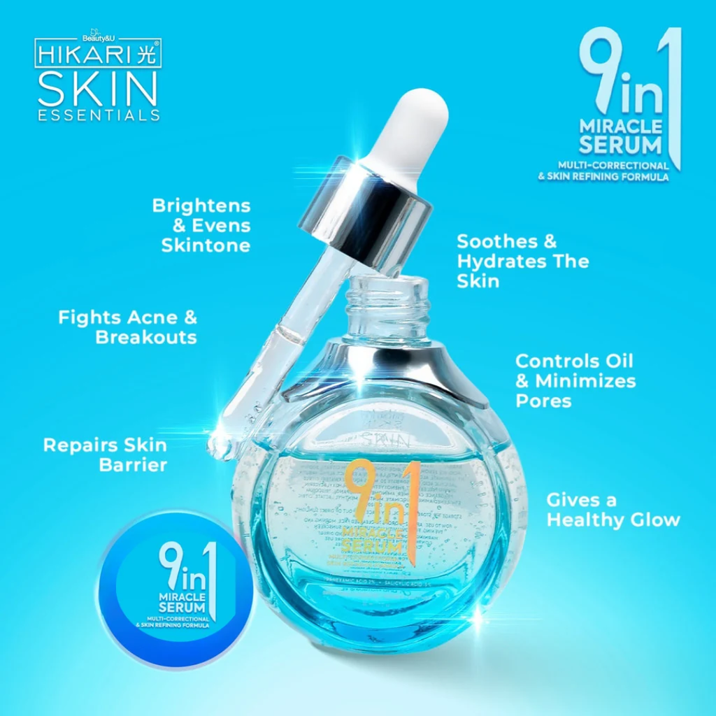 Hikari Skin Essentials 9-in-1 Miracle Serum – 30mL