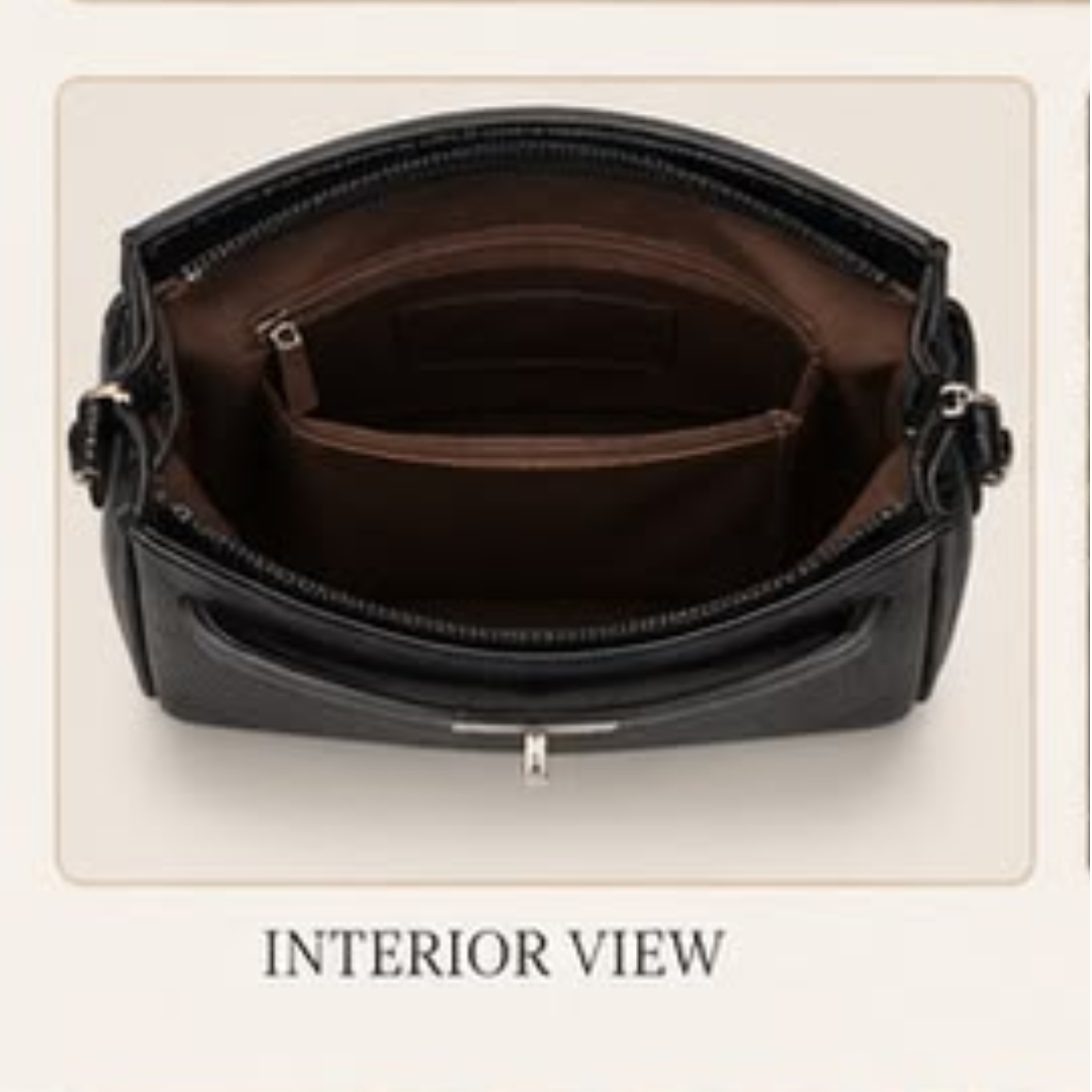 Classic Mini Crossbody Bag with Turn-Lock Closure
