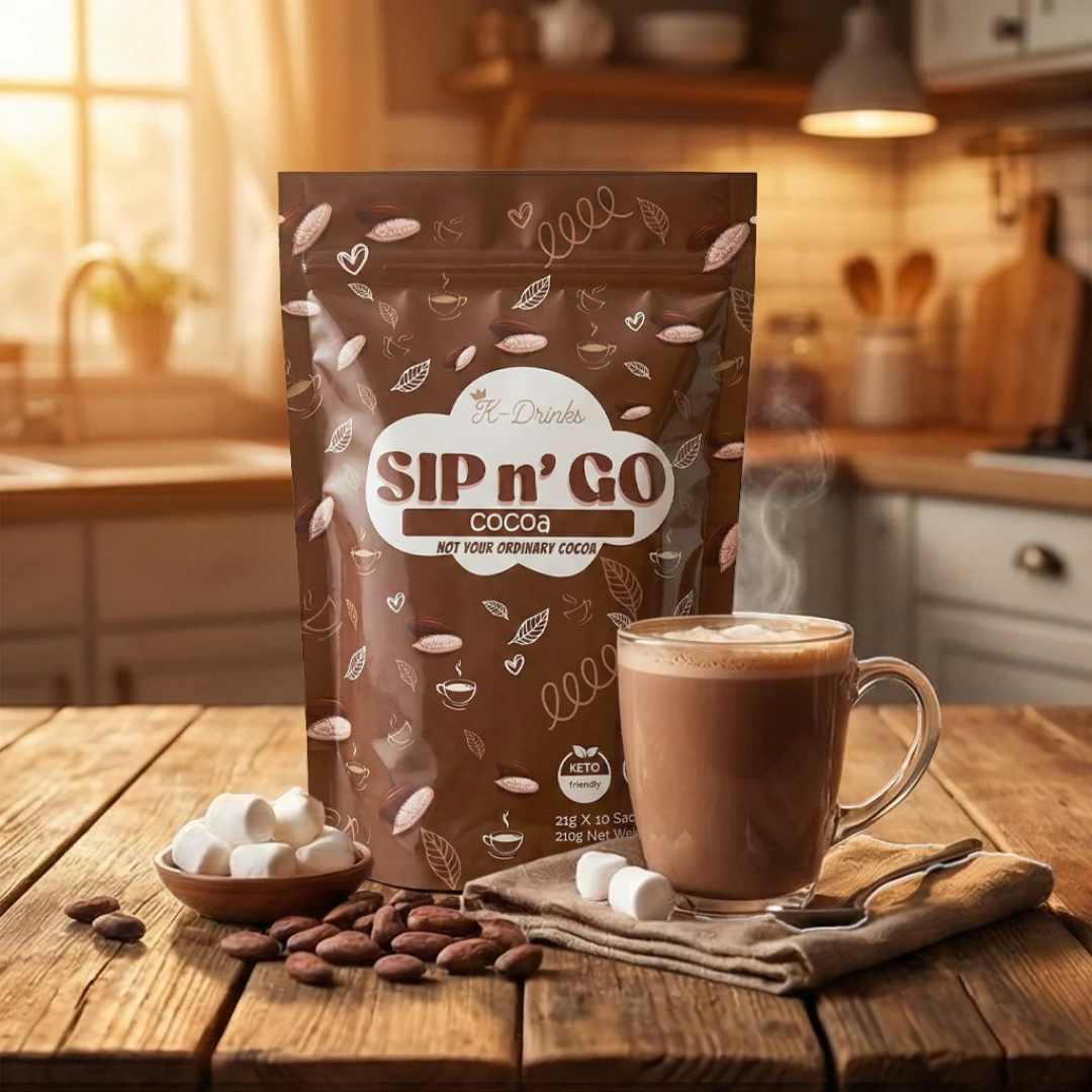 K-Drinks Sip n' Go COCOA - 21g × 10 sachets