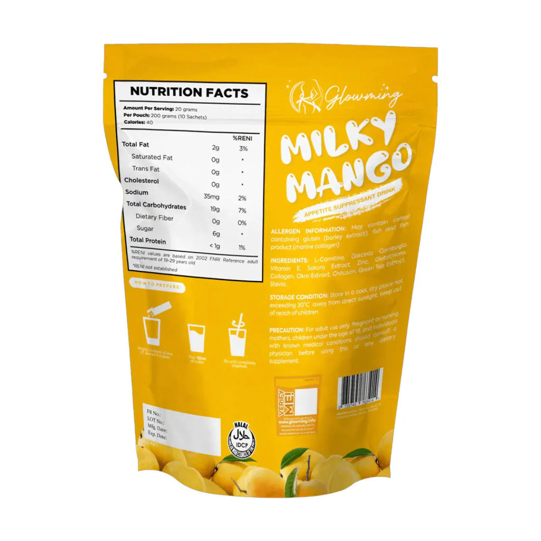 Glowming Milky Mango Health & Beauty Drink - 200g