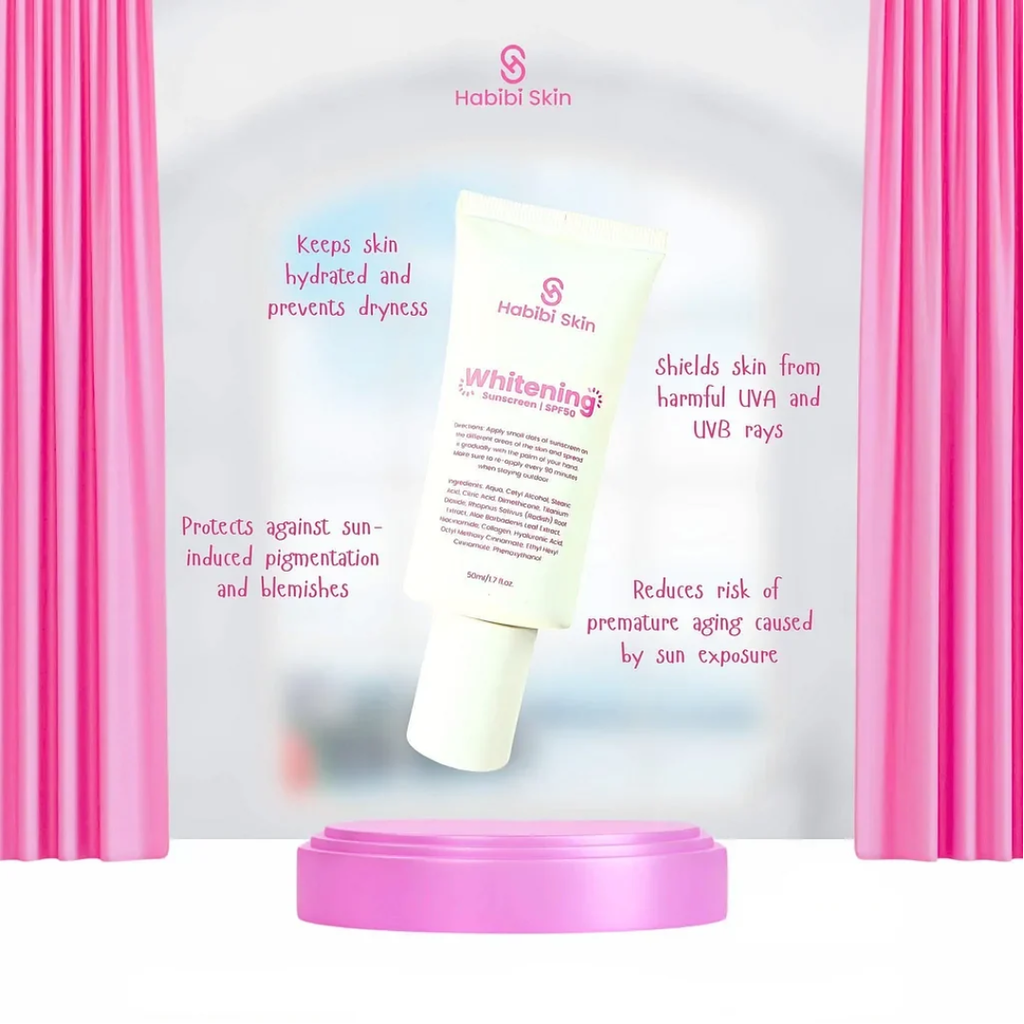 Habibi Skin Whitening Sunscreen SPF 50 – 50ml