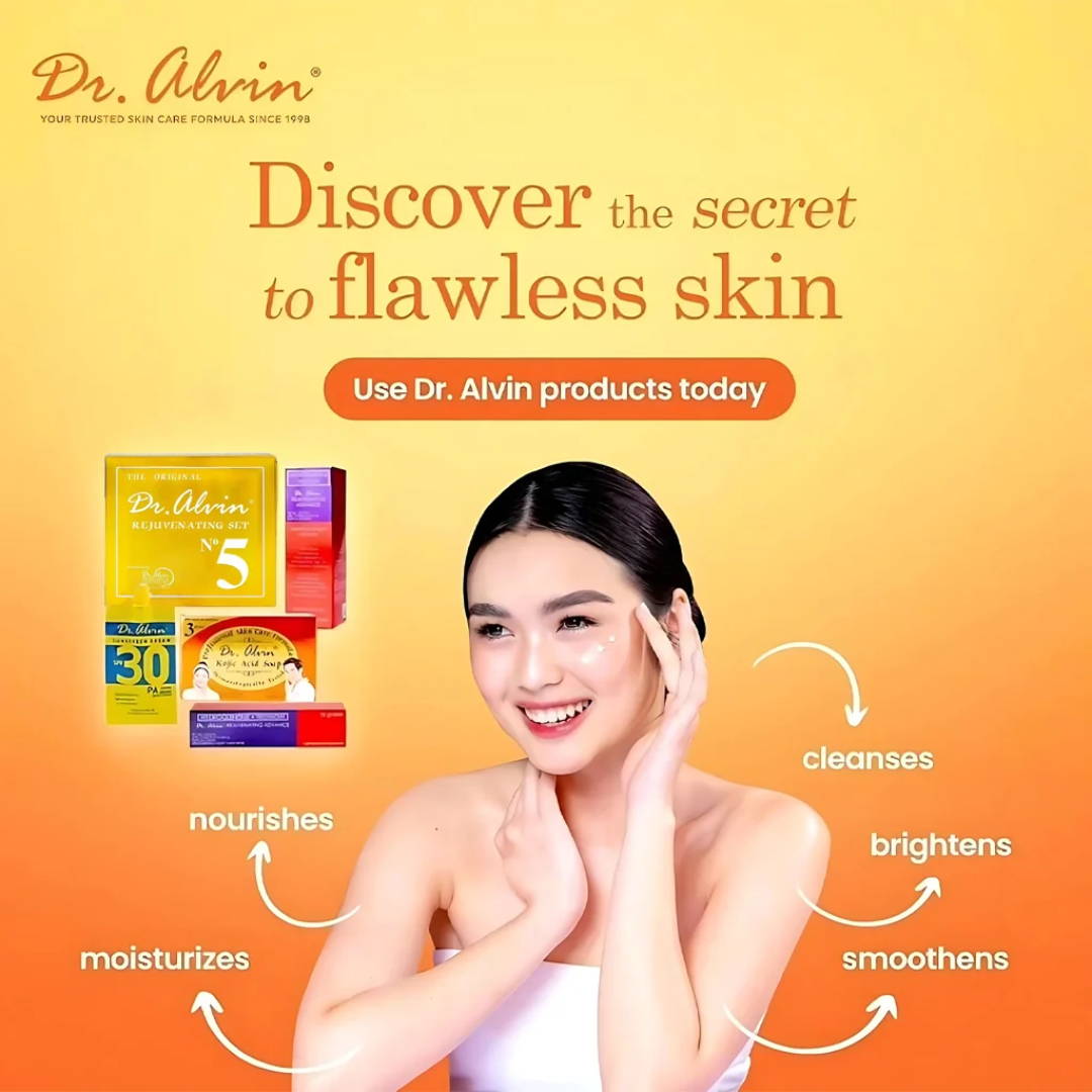 Dr. Alvin The Original Rejuvenating Set No. 5 | Complete 4-Step Skincare Set
