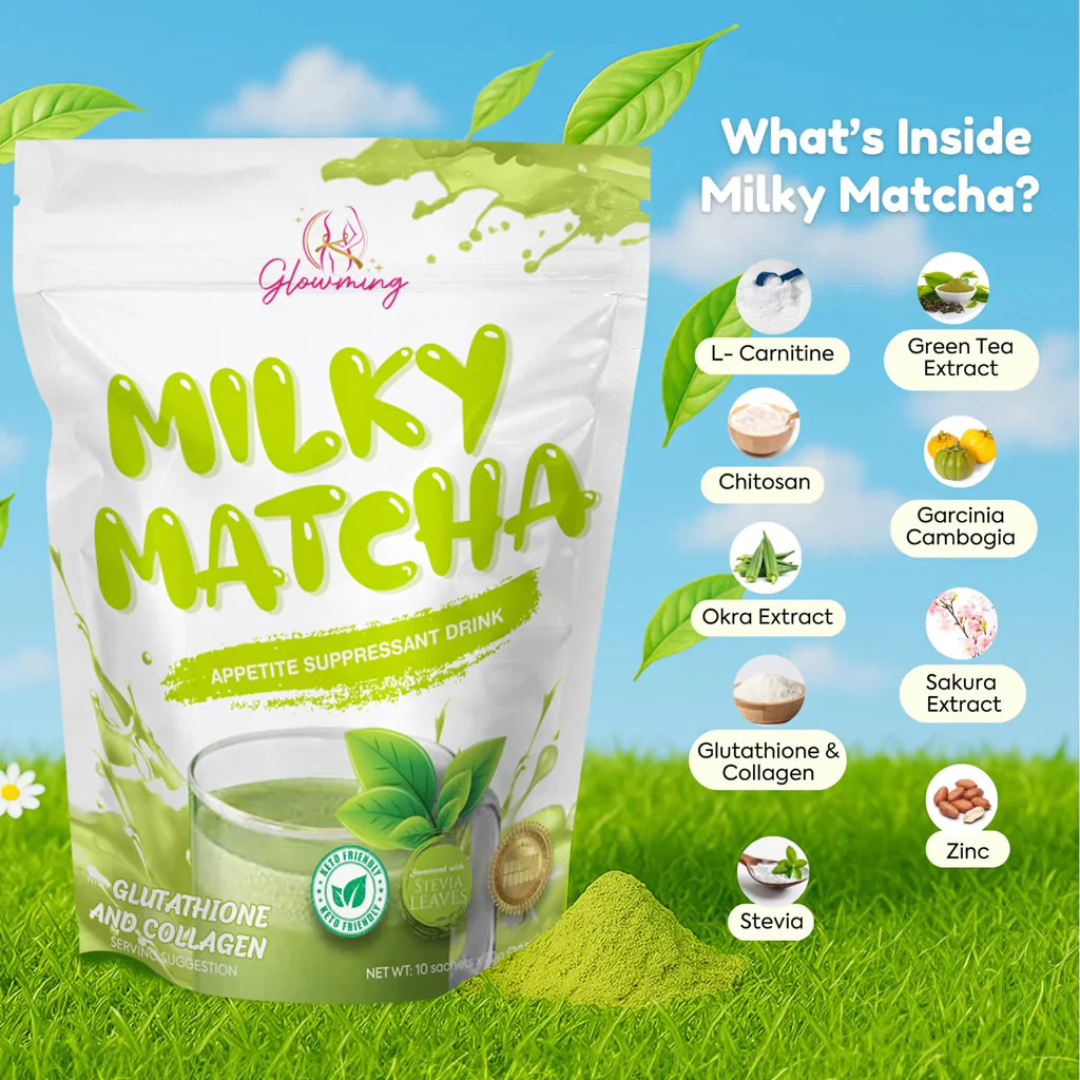 Glowming Shape Milky Matcha Appetite Suppressant Drink – 200g