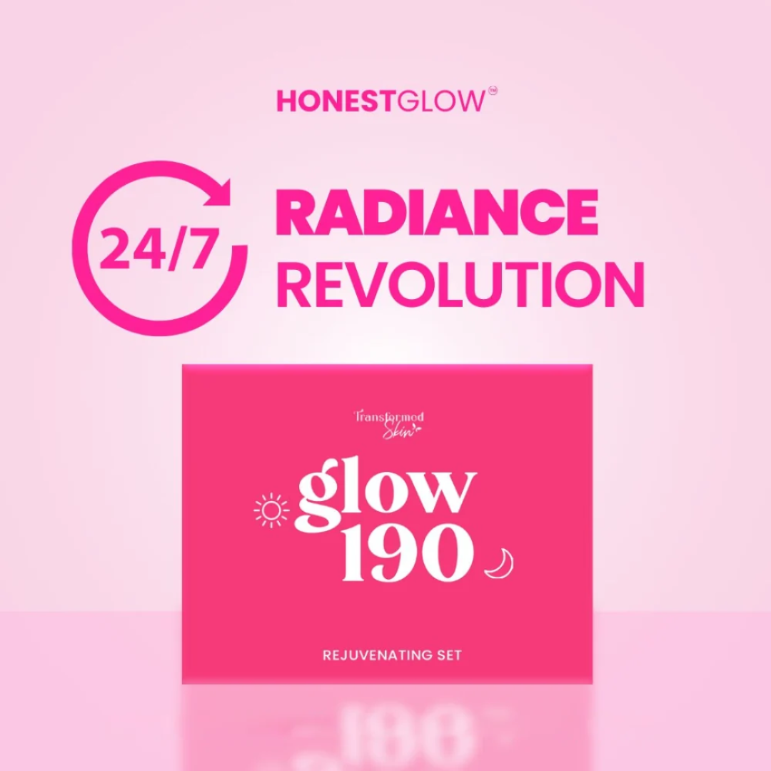 Transformed Skin Glow 190 Rejuvenating Set | 4-Step Brightening Skincare Set