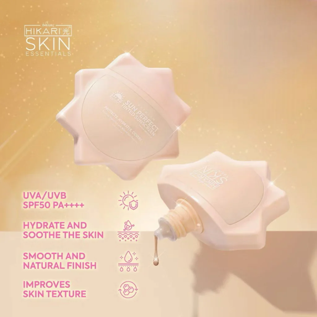 Hikari Premium Sun Perfect Tinted Sunscreen SPF50 PA++++ - 50ml
