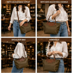 Casual Nylon Tote Bag with Adjustable Strap