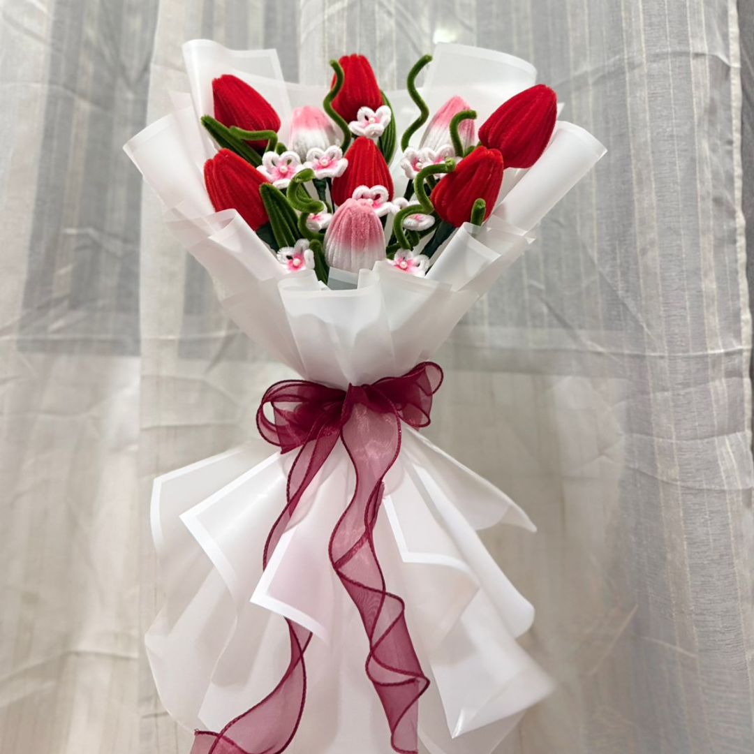 Fuzzywire Bouquet Flowers by HM Apparels