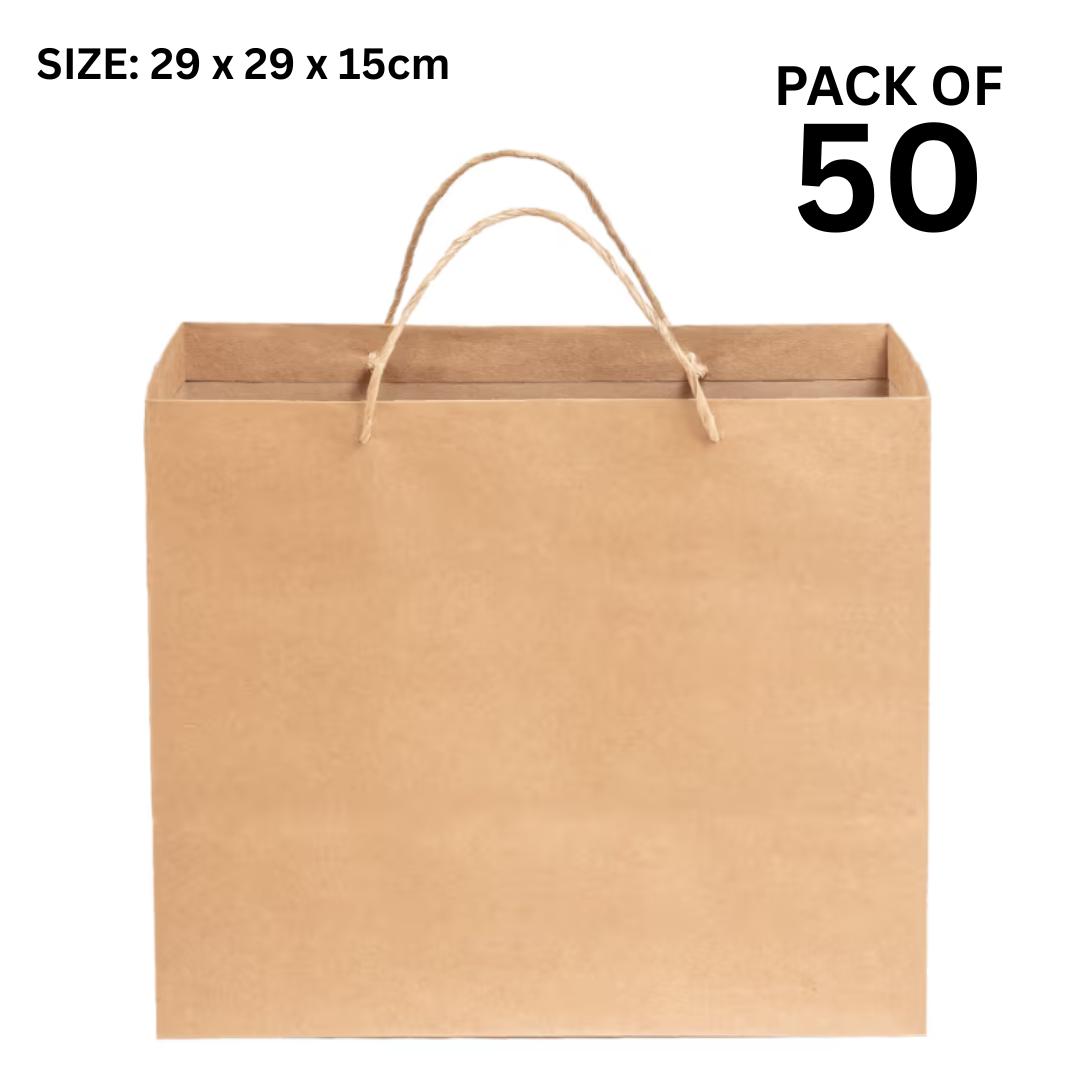 Twisted Brown Paper Bag