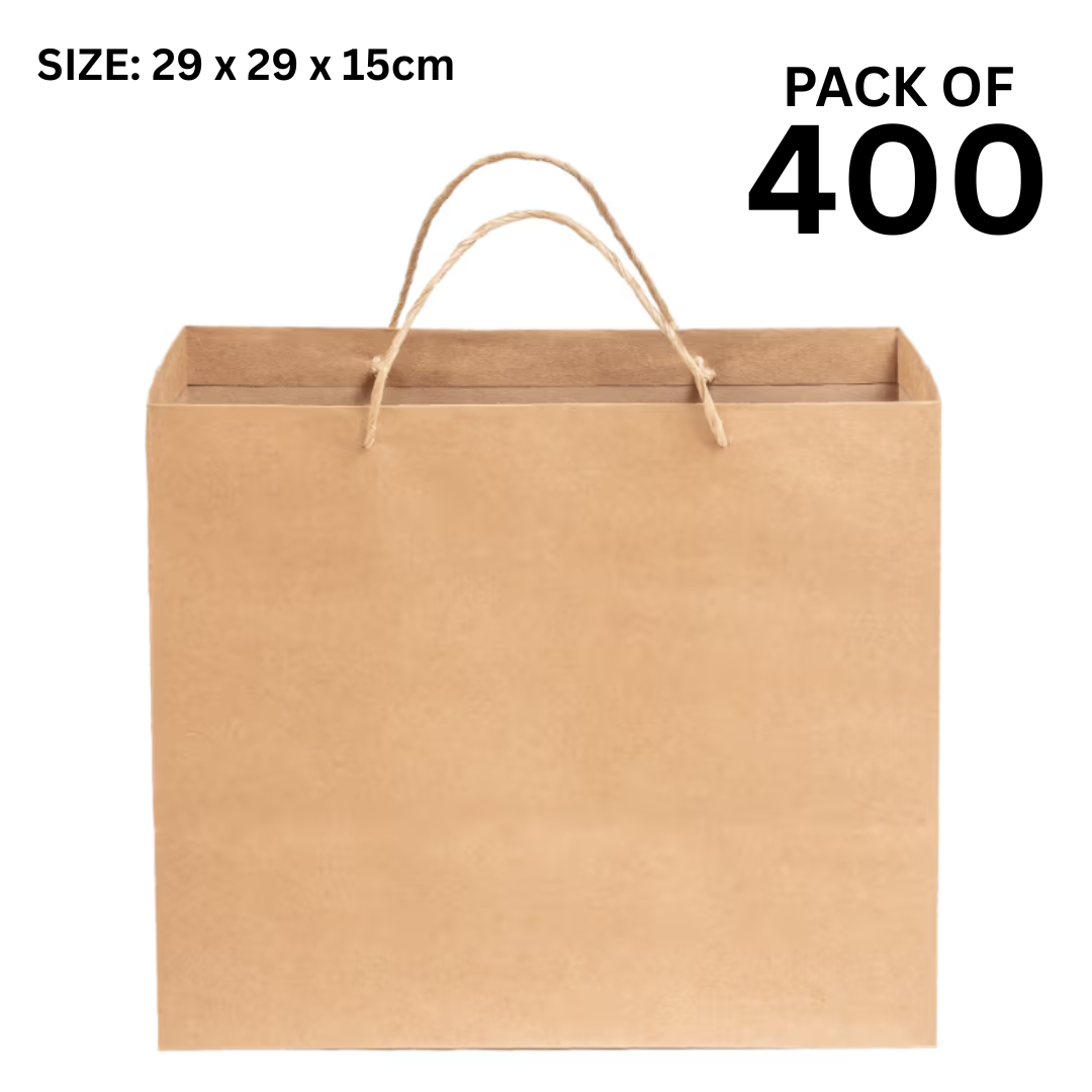 Twisted Brown Paper Bag
