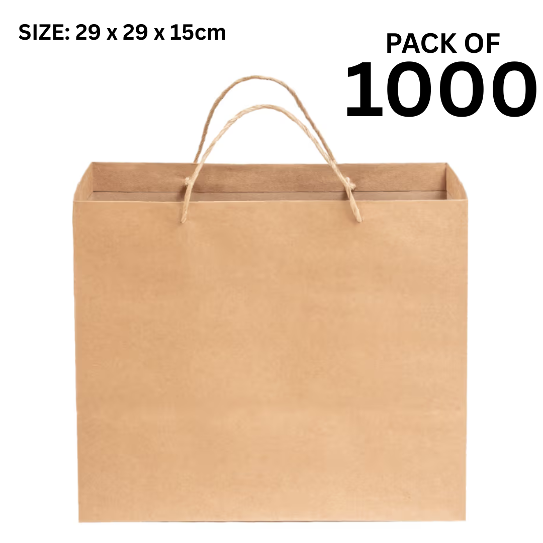 Twisted Brown Paper Bag