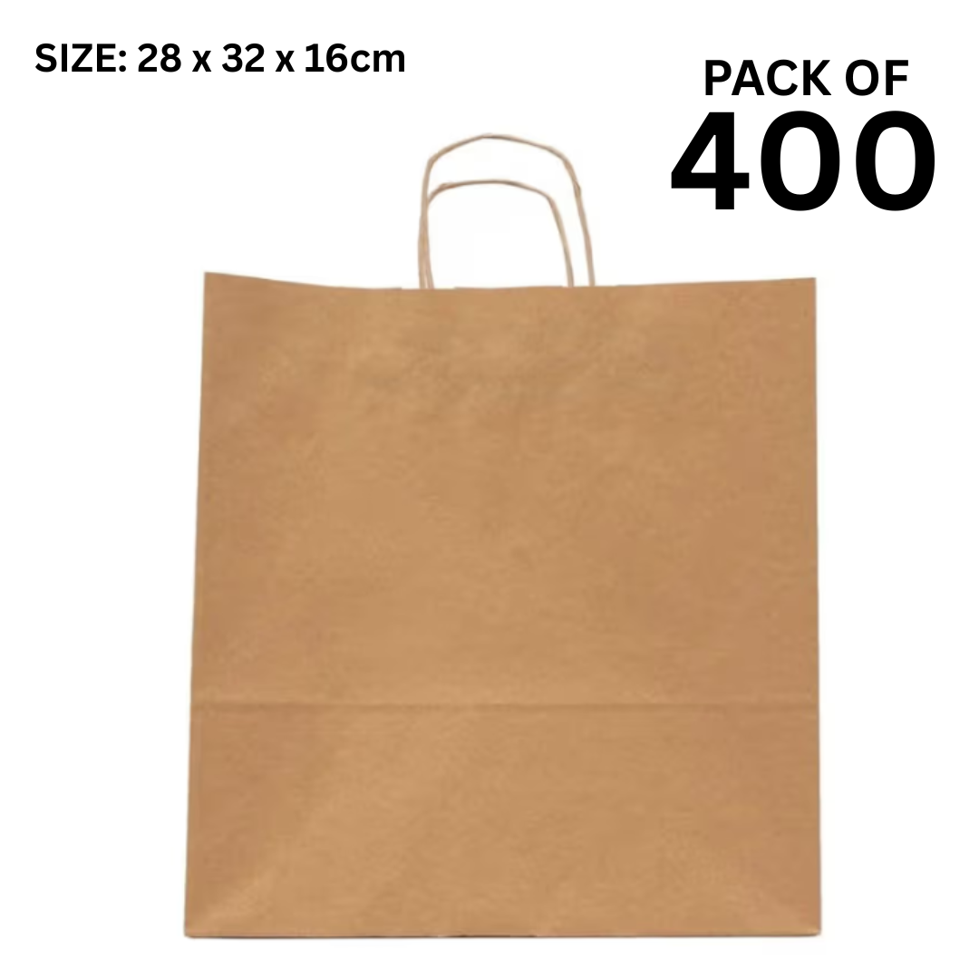Twisted Brown Paper Bag