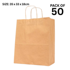 Twisted Brown Paper Bag
