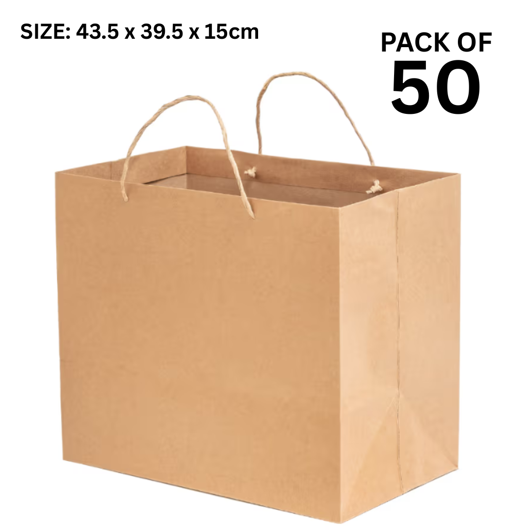 Twisted Brown Paper Bag