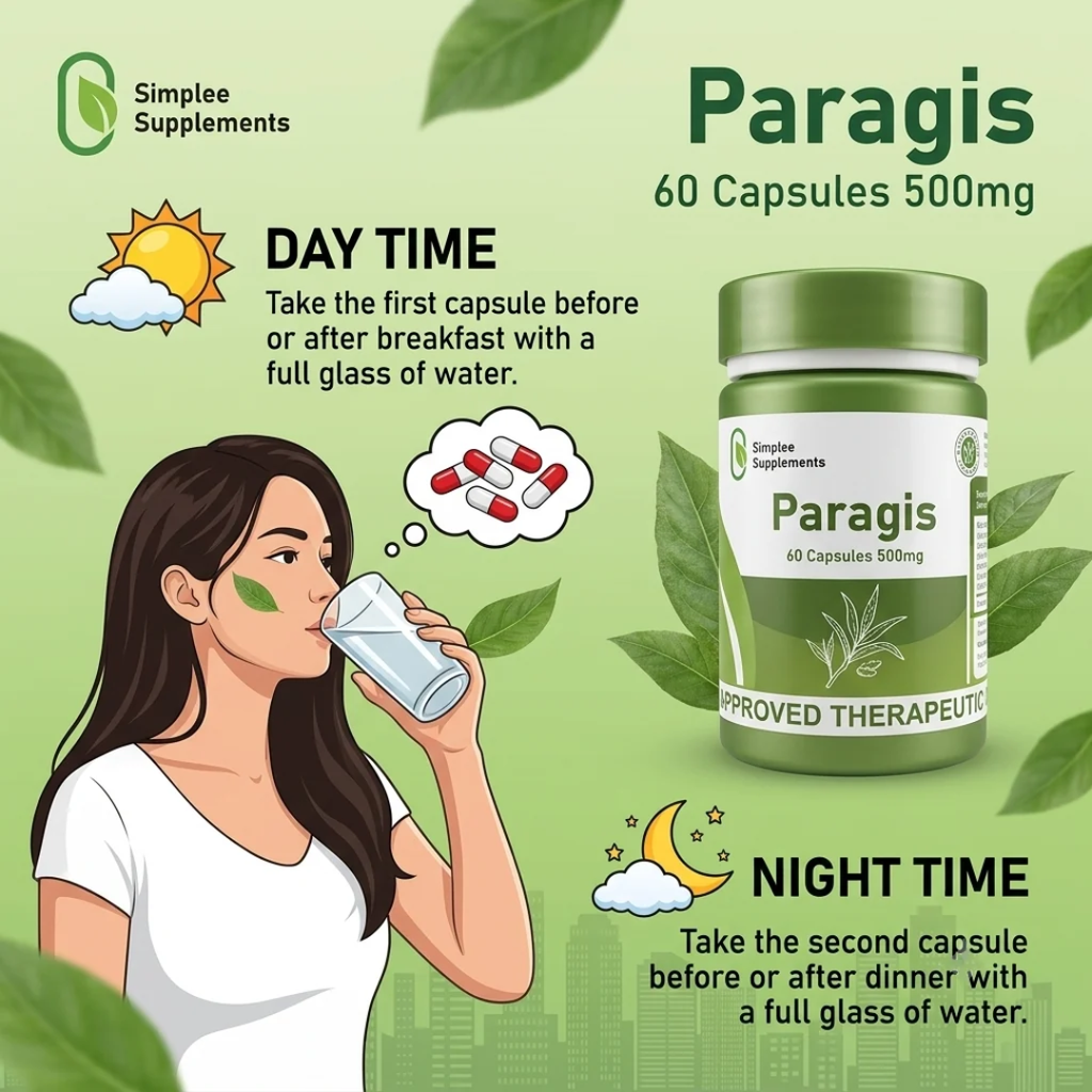 Simplee Supplements Paragis 500mg – 60 Capsules