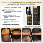 KORMESIC 5% Minoxidil with Biotin Scalp Serum – 30mL