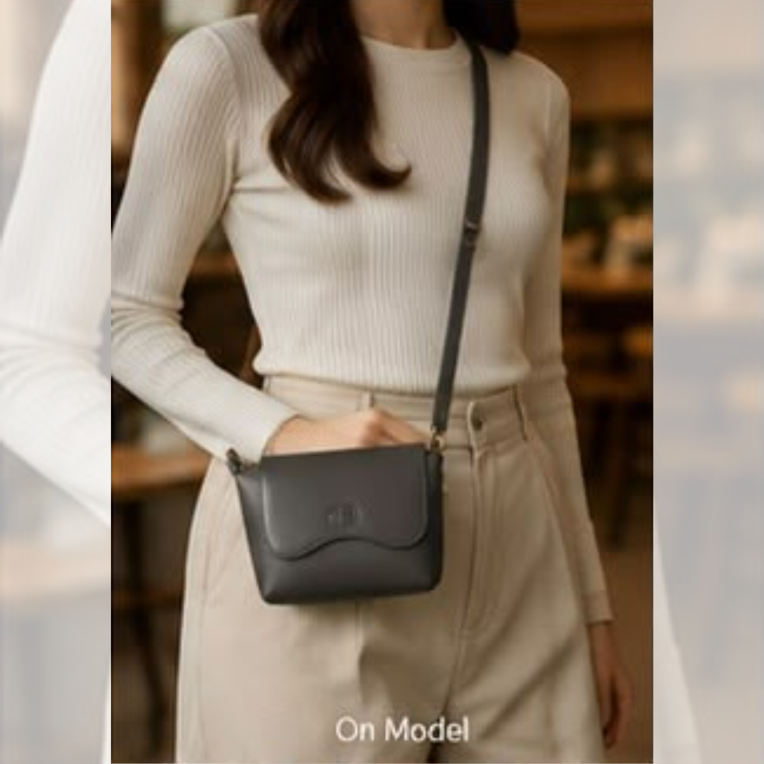 Mini Crossbody Bag with Coin Pouch Set
