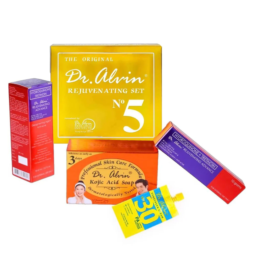 Dr. Alvin The Original Rejuvenating Set No. 5 | Complete 4-Step Skincare Set