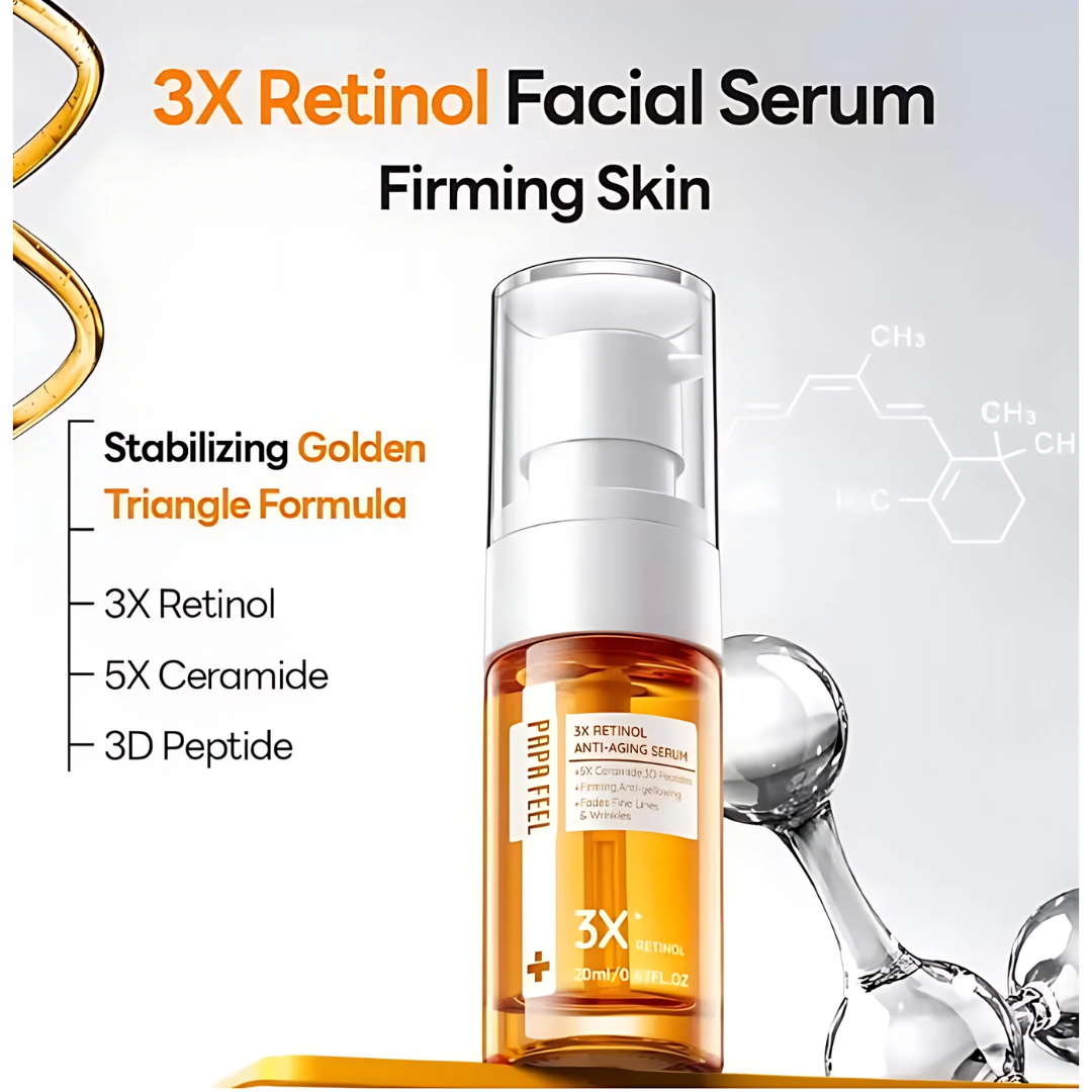 Papa Feel 3X Retinol Anti-Aging Serum – 20mL