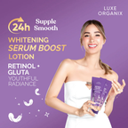 Luxe Organix Retinol + Gluta Youthful Radiance Whitening Serum Lotion - 350ml