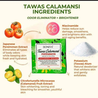 BONITA Tawas Calamansi Persimmon Soap 80g | Brightening Face & Body Soap with Niacinamide
