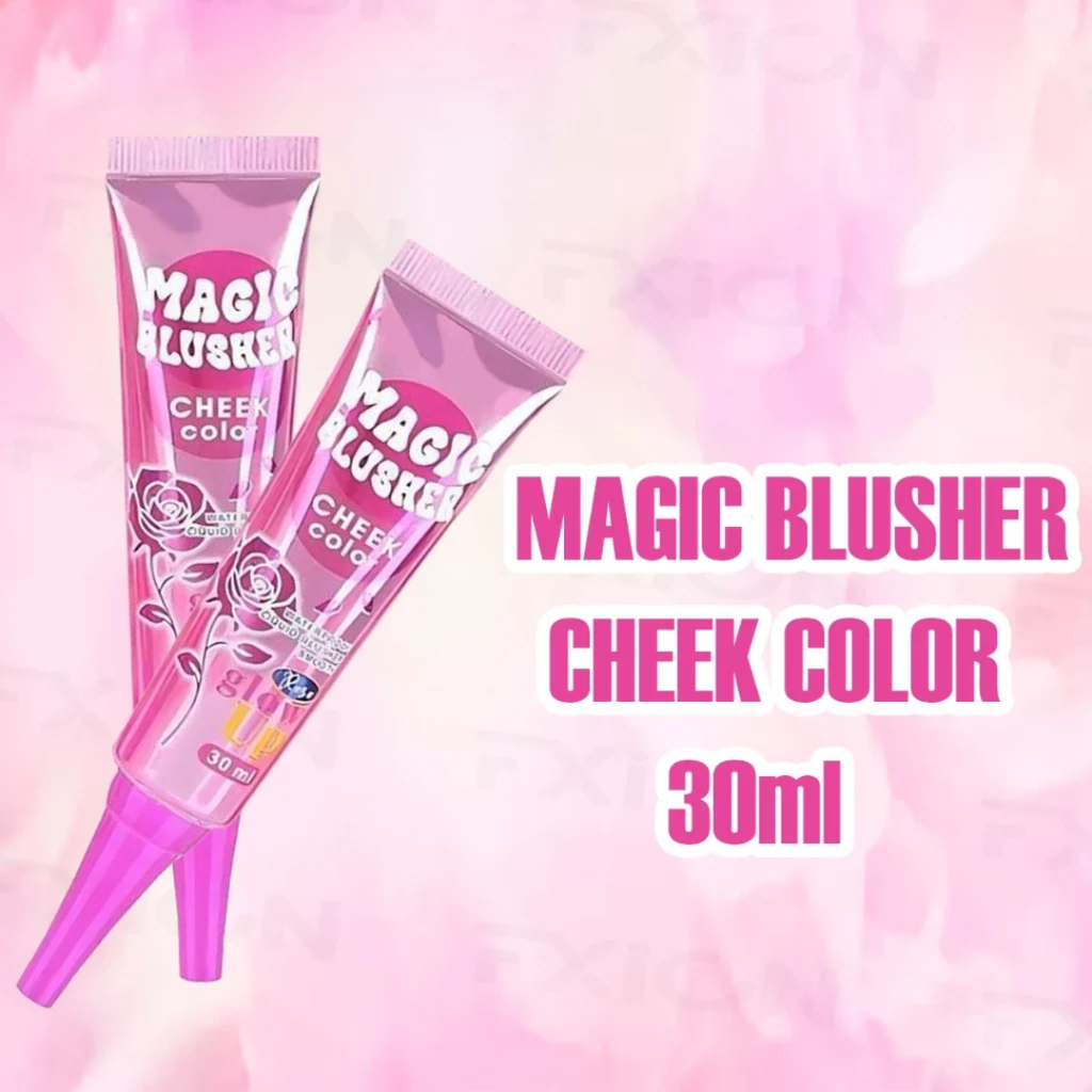 Kiss Beauty Magic Blusher Cheek Color Rose Glow Up - 30ml