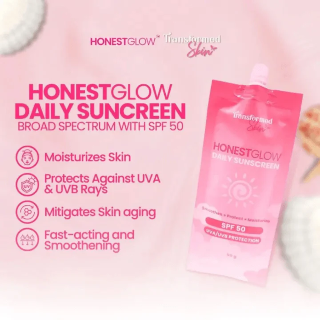 Honest Glow Daily Sunscreen SPF 50 - 50g