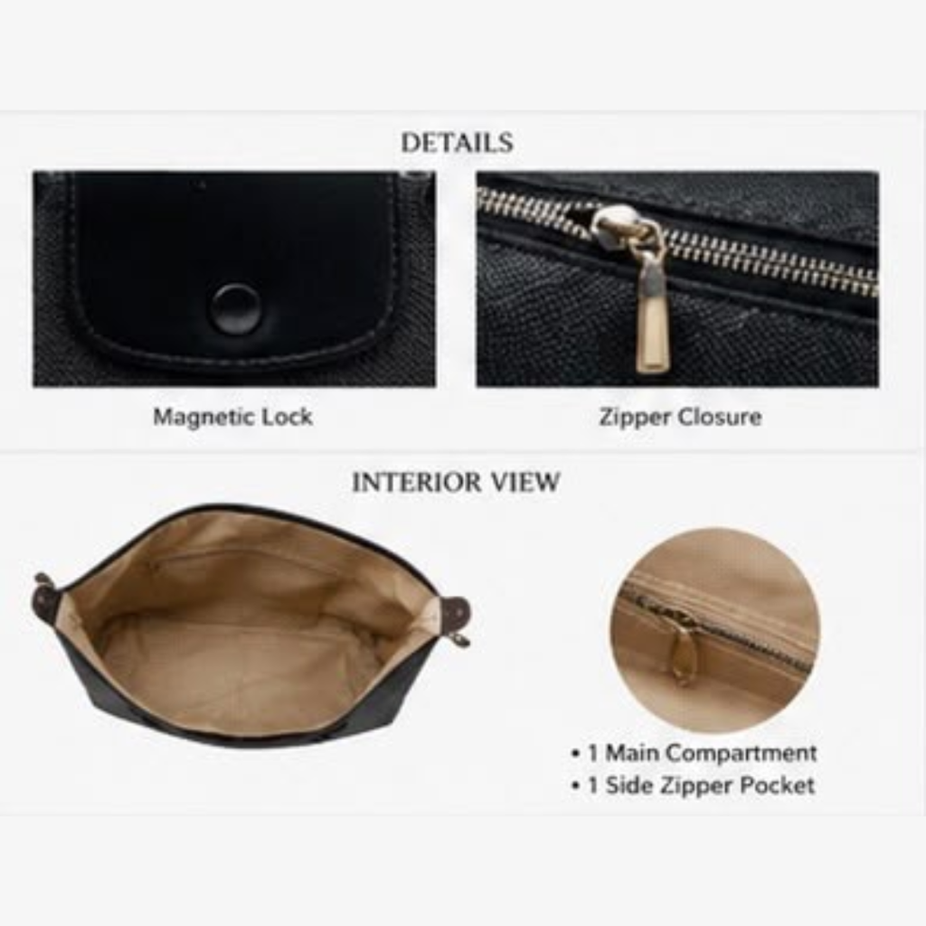 Casual Canvas Tote Bag with Adjustable Shoulder Strap