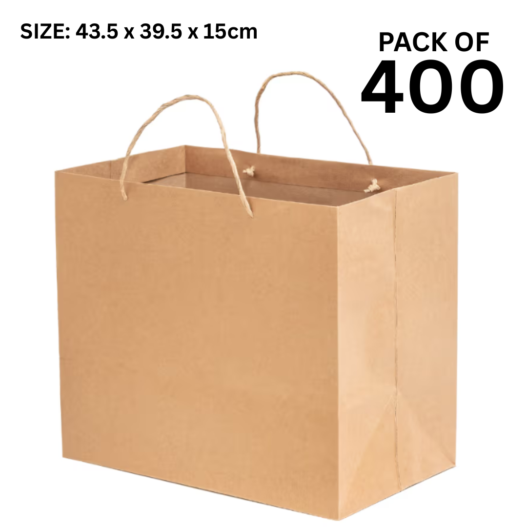 Twisted Brown Paper Bag