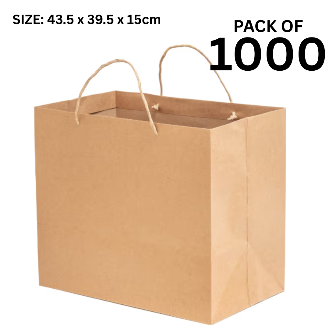 Twisted Brown Paper Bag