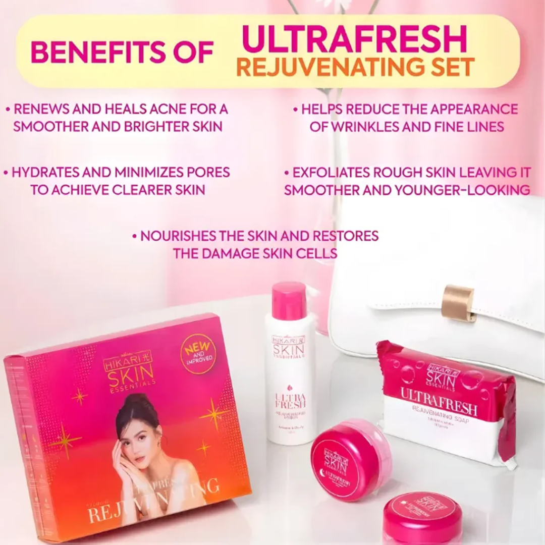 Hikari Ultra Fresh Premium Rejuvenating Set of 4