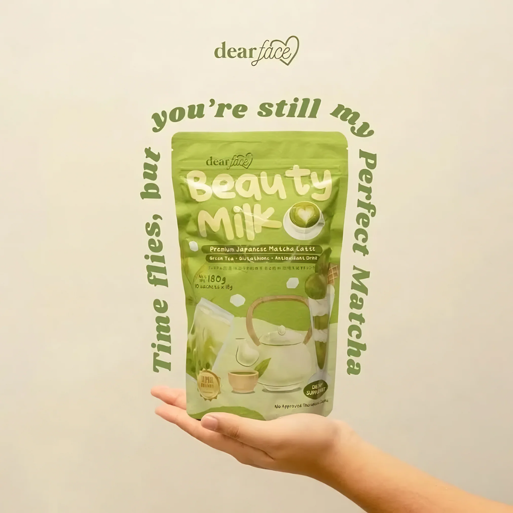 Dear Face Beauty Milk Premium Japanese Matcha Latte Drink - 180g