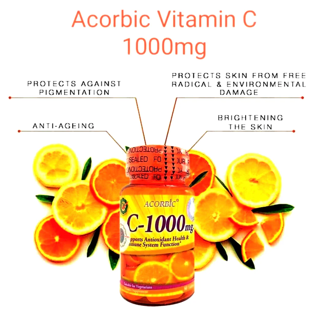 Acorbic C-1000mg Vitamin C Supplement – 30s