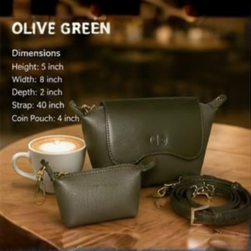 Mini Crossbody Bag with Coin Pouch Set