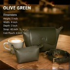 Mini Crossbody Bag with Coin Pouch Set