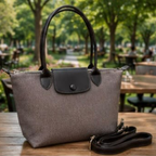 Casual Canvas Tote Bag with Adjustable Shoulder Strap