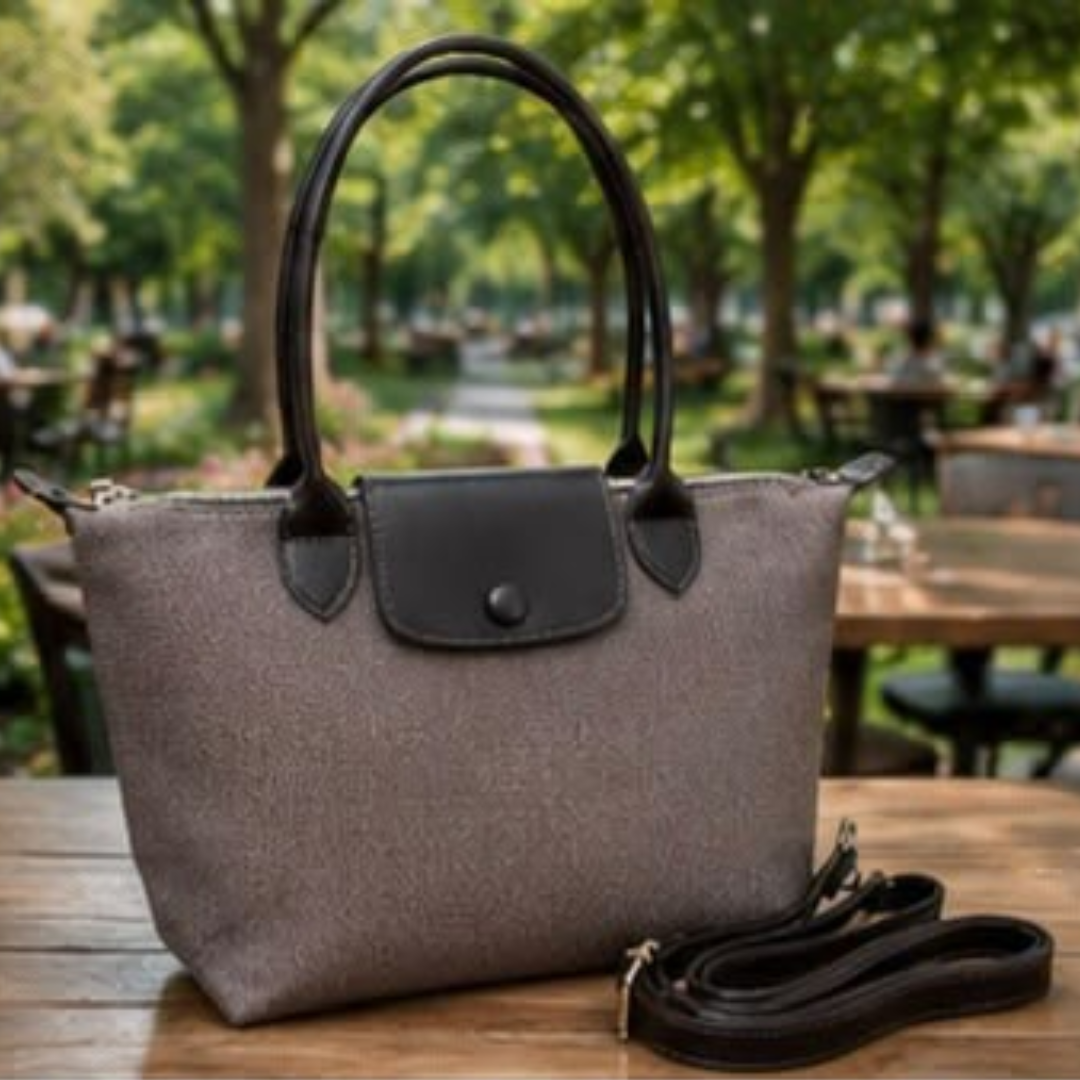 Casual Canvas Tote Bag with Adjustable Shoulder Strap