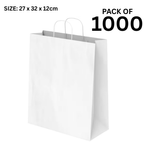 Twisted White Paper Bag