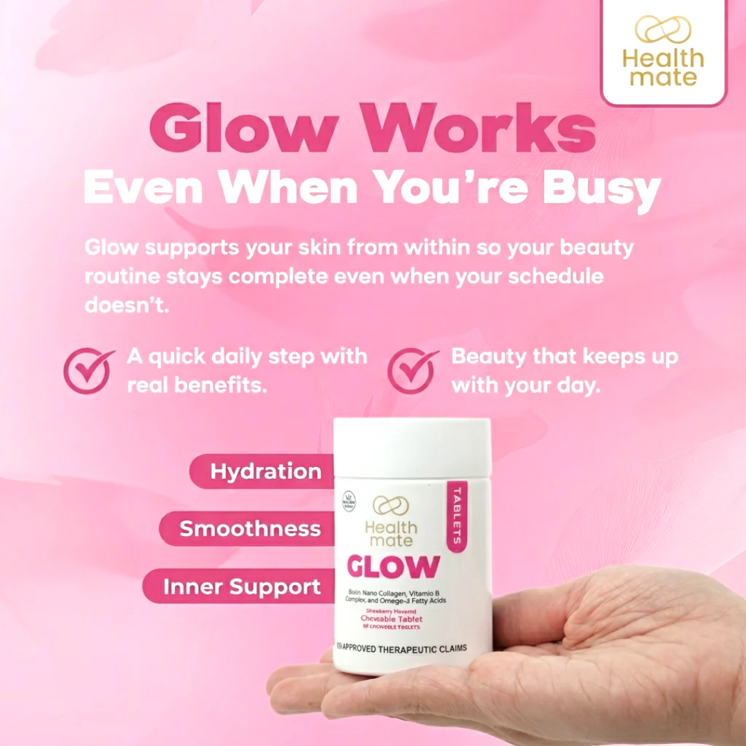Healthmate Glow Chewable Tablets – 60 Tablets