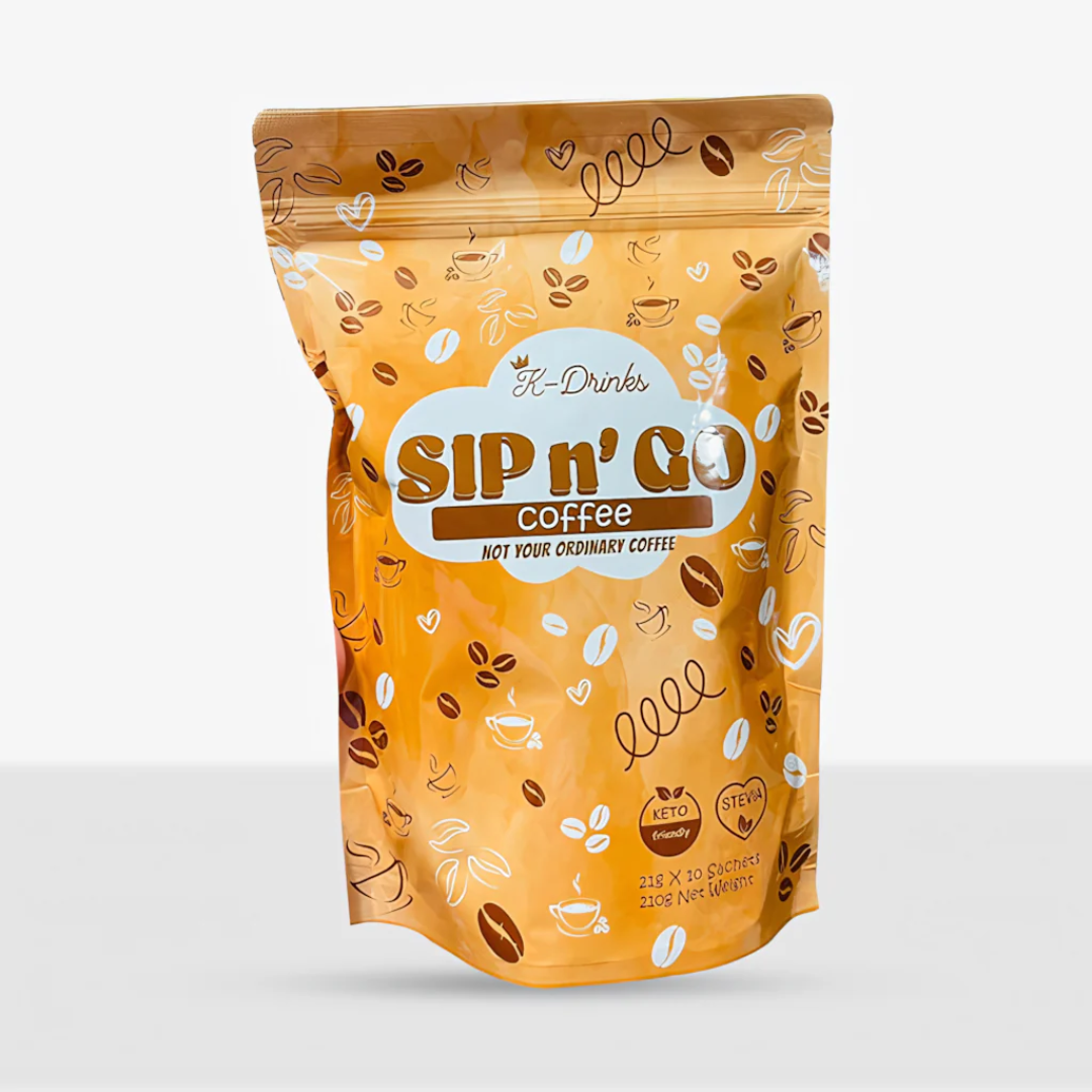 K-Drinks Sip n’ Go Detox Coffee – 22g × 10 Sachets
