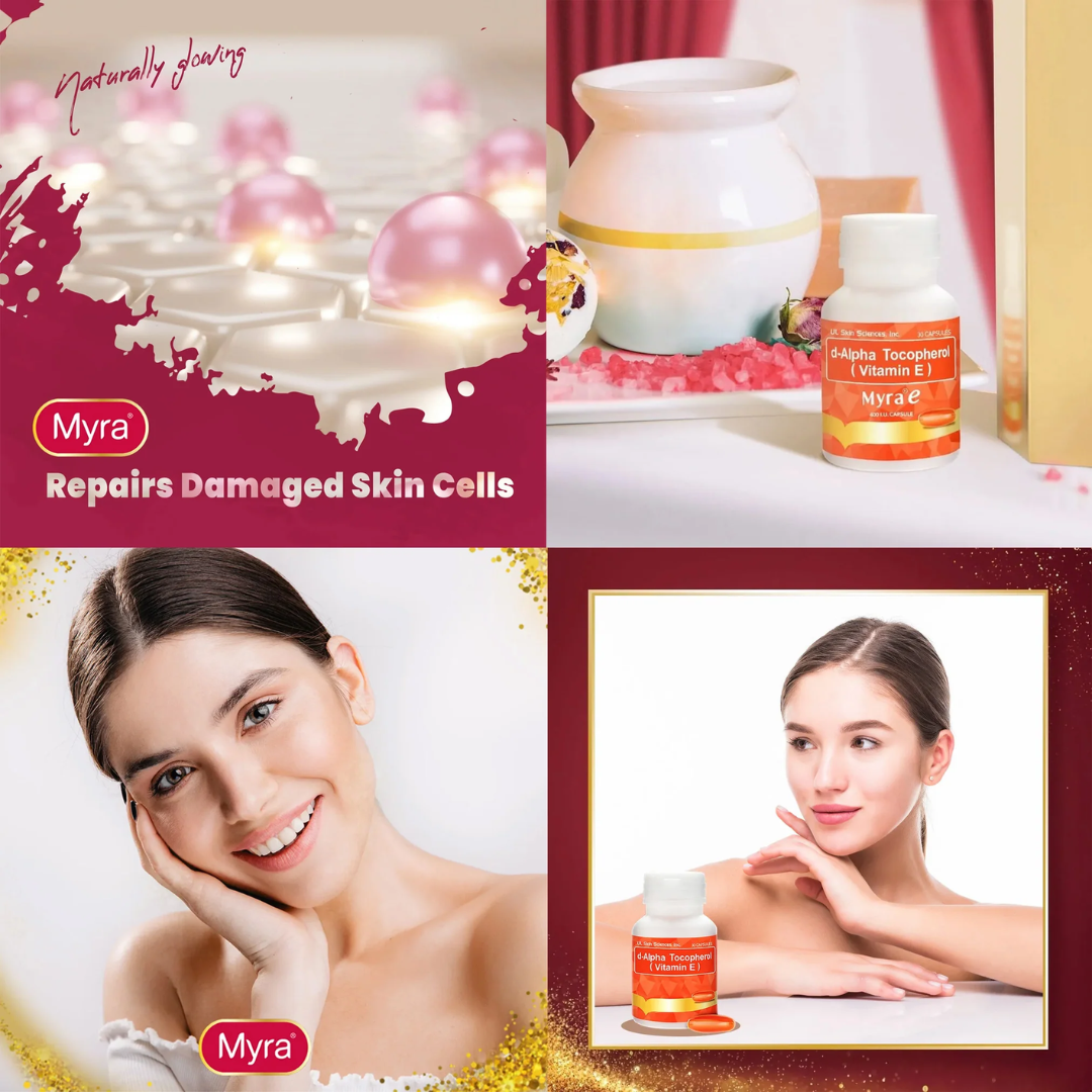 Myra E 400 IU Vitamin E d-Alpha Tocopherol 30caps
