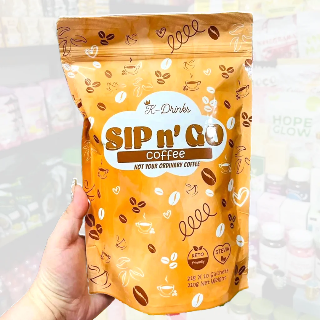 K-Drinks Sip n’ Go Detox Coffee – 22g × 10 Sachets