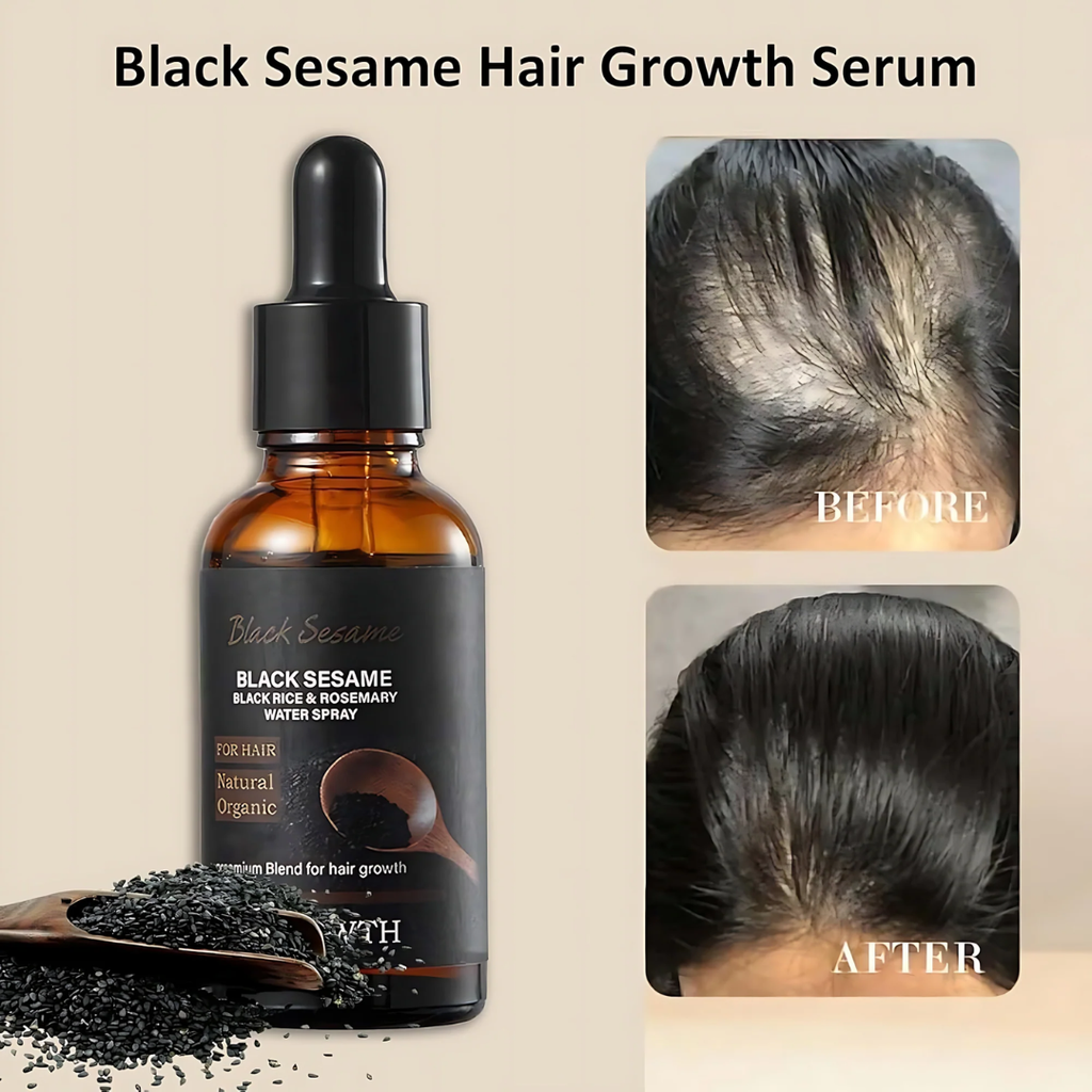 Black Sesame, Black Rice & Rosemary Water Hair Spray – 30ml