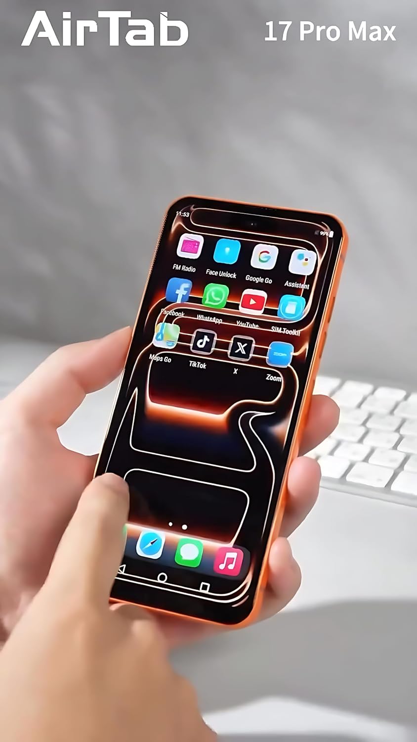 17 Pro Max Mobile Phone – 6.85″ HD Display 24GB RAM 1TB Storage Triple Camera Smartphone