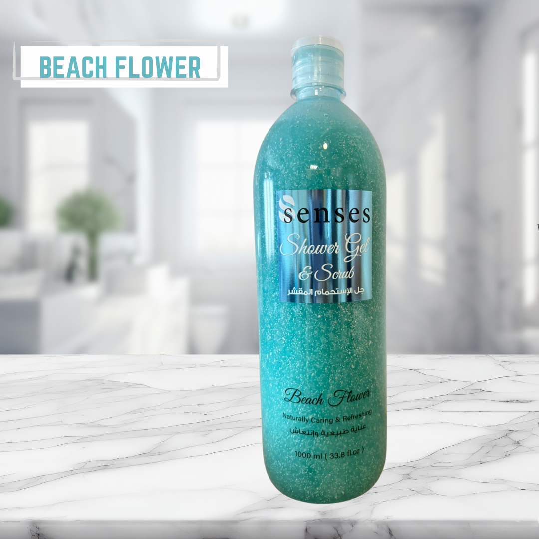 Senses Shower Gel and Scrub – 1000ml