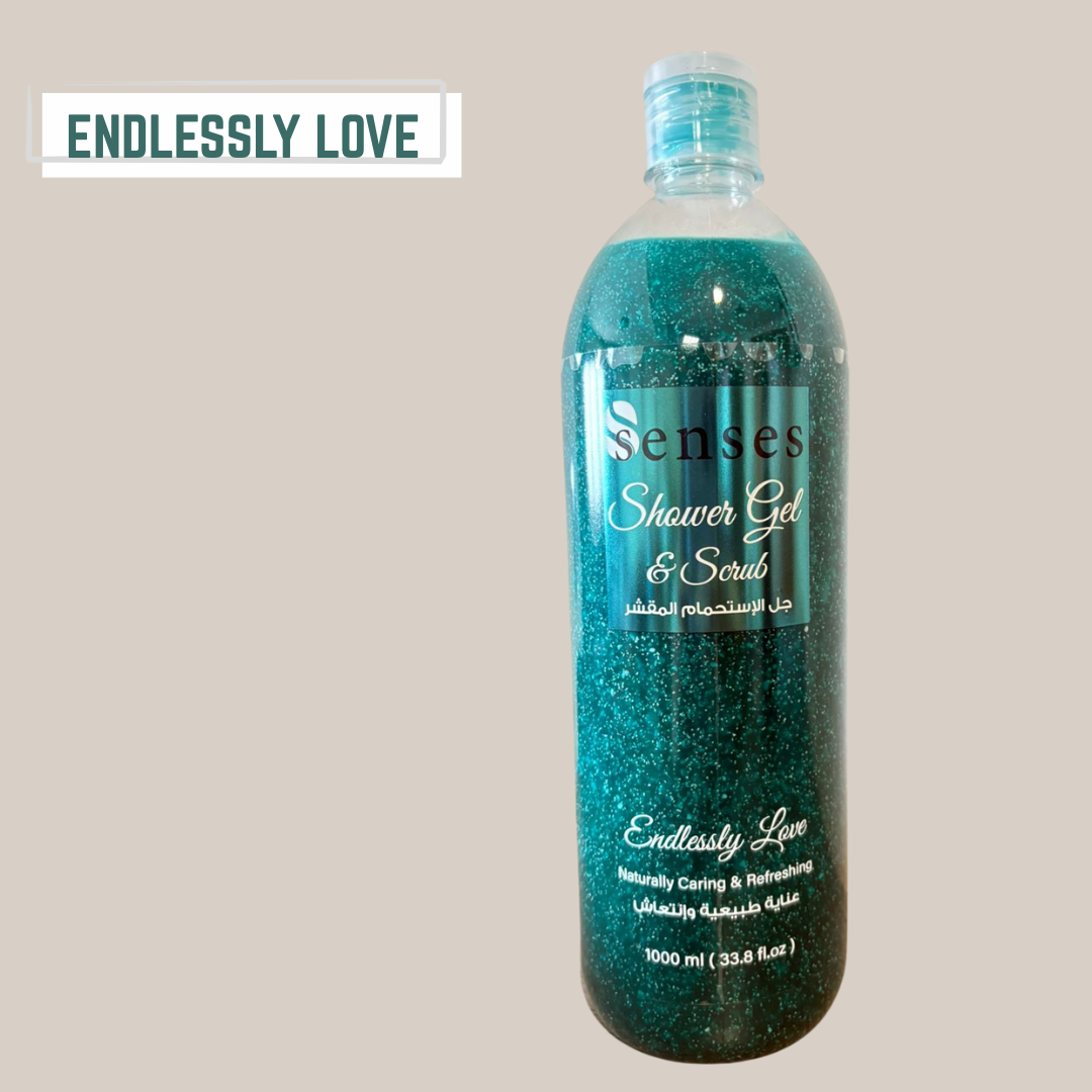Senses Shower Gel &amp; Scrub – 1000ml