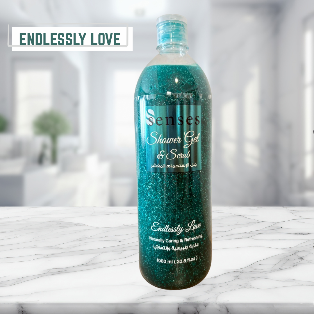 Senses Shower Gel and Scrub – 1000ml