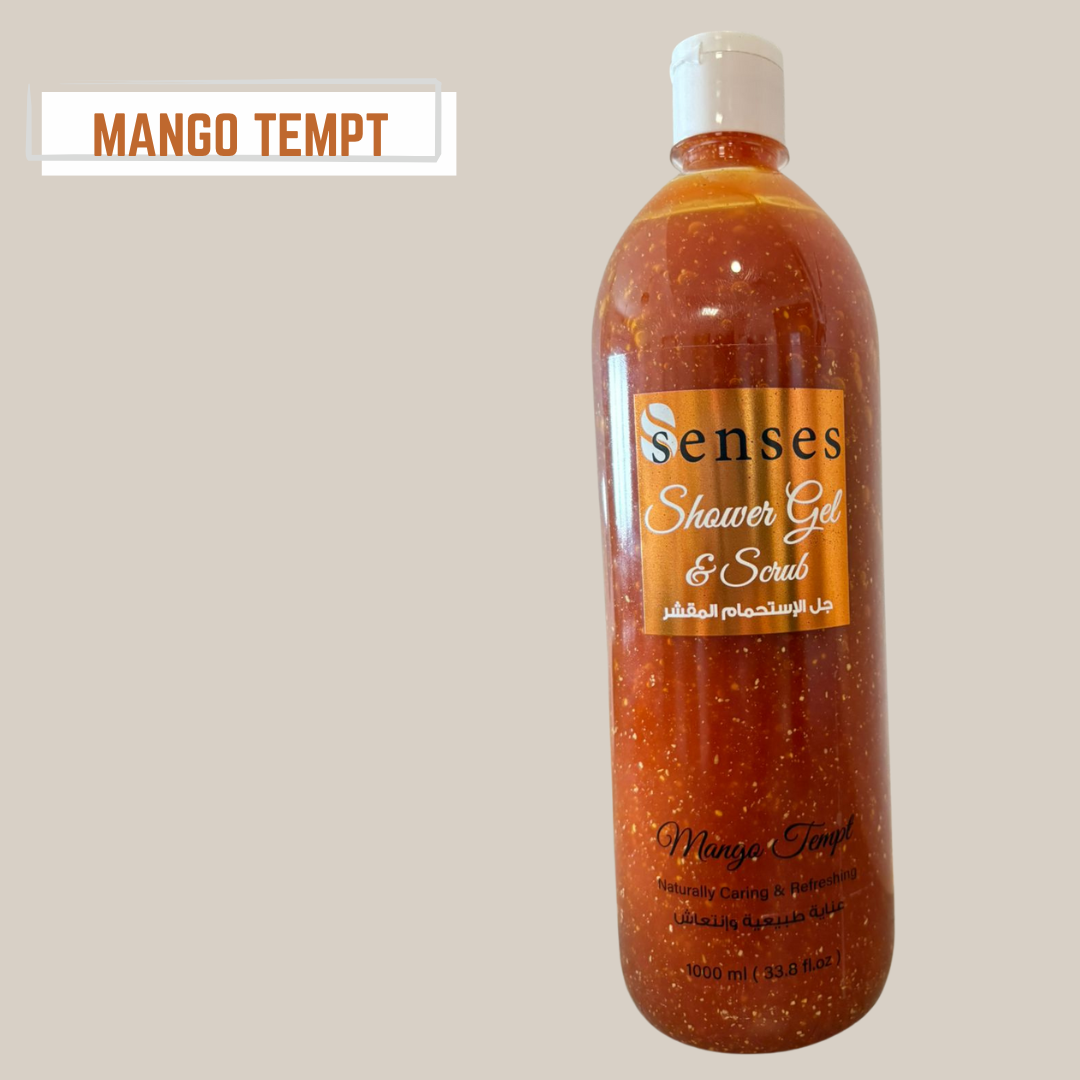Senses Shower Gel &amp; Scrub – 1000ml