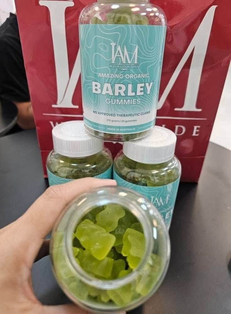 IAM Amazing Organic Barley Gummies, 60 gummies