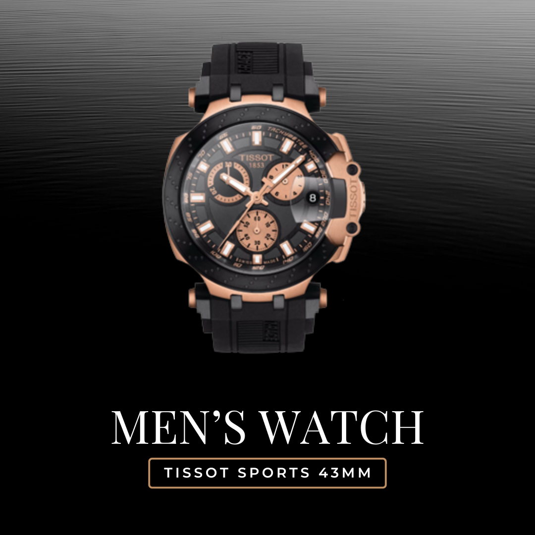Tissot T-Race Chronograph 43mm Men’s Watch – Model T115.417.37.051.00